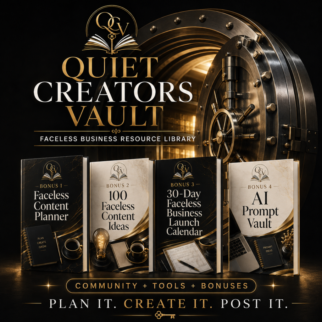 Quiet Creators Vault- Community Access