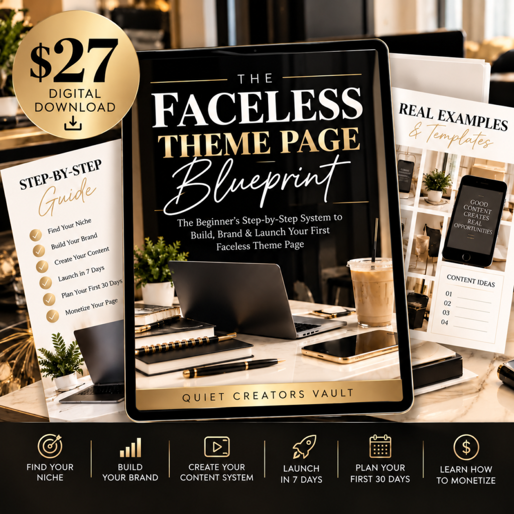 Faceless Theme Page Blueprint
